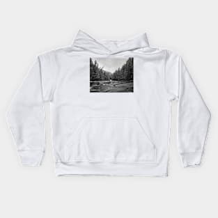 McDonald Falls, Glacier N.P. Kids Hoodie